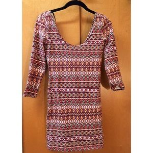 Forever 21 Aztec print bodycon dress