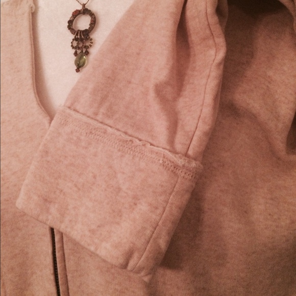 Sale💜 J. Jill Zip Front Organic Cotton Hoodie - Picture 2 of 4