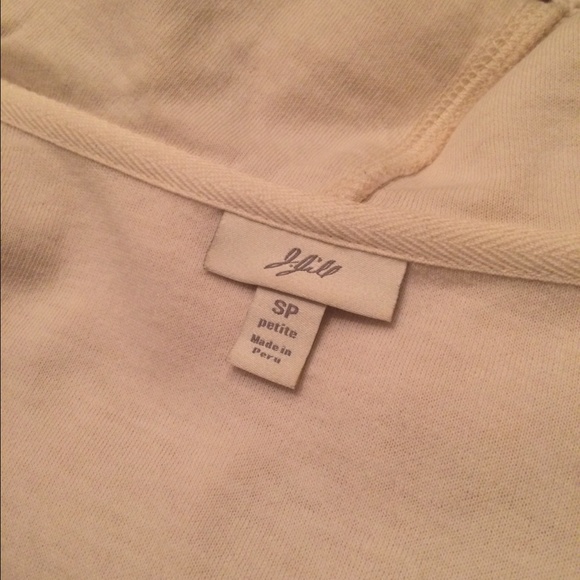 Sale💜 J. Jill Zip Front Organic Cotton Hoodie - Picture 4 of 4