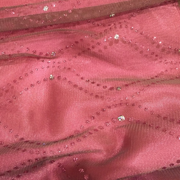 Pink/Brown Short Formal Dress - Picture 4 of 4