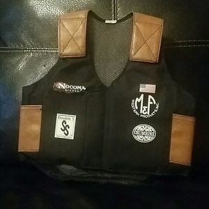 Toddler's cow boy vest