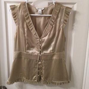 White House black market sleeveless blouse