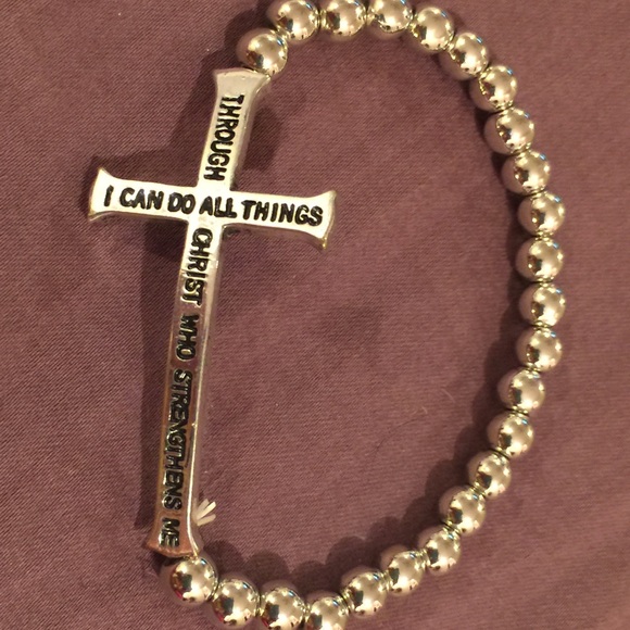 Cross stretchy Bracelet