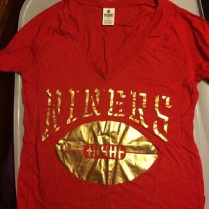 "Pink" niners long sleeve