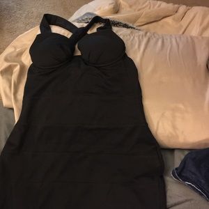 Large black dress