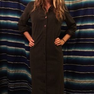 LL Bean quarter sleeve dress/ trench jacket