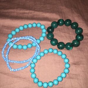 Turquoise bracelet lot