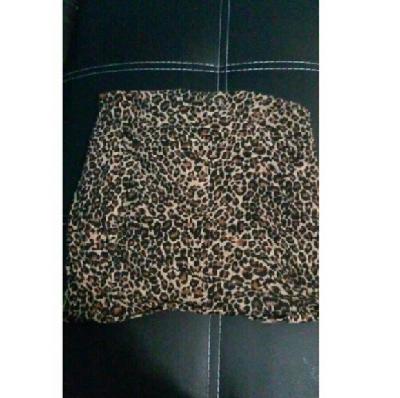 Leopard Print Skirt