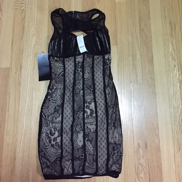 Brand new Bebe lace/mesh dress.