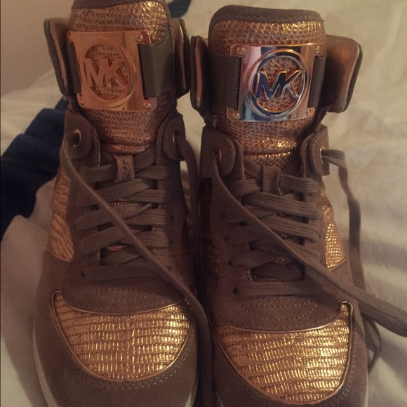 Rose Gold Michael Kors Sneakers