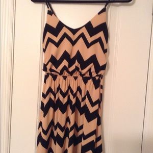 Chevron mini dress