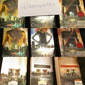 Books 1, 2, and 3 of the Mortal Instruments Series