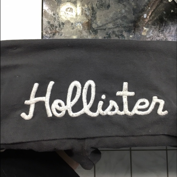 gray hollister yoga pants