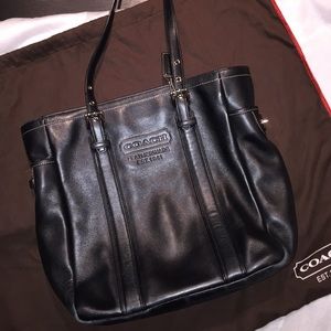 Coach leather handbag