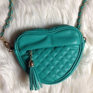 F21 Heart Shaped Purse
