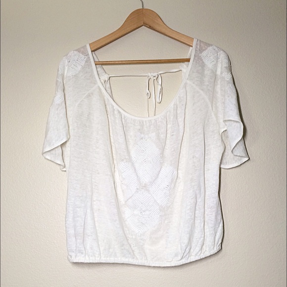 ⚡️SALE⚡️Free People  Embroidered Top - Picture 2 of 3