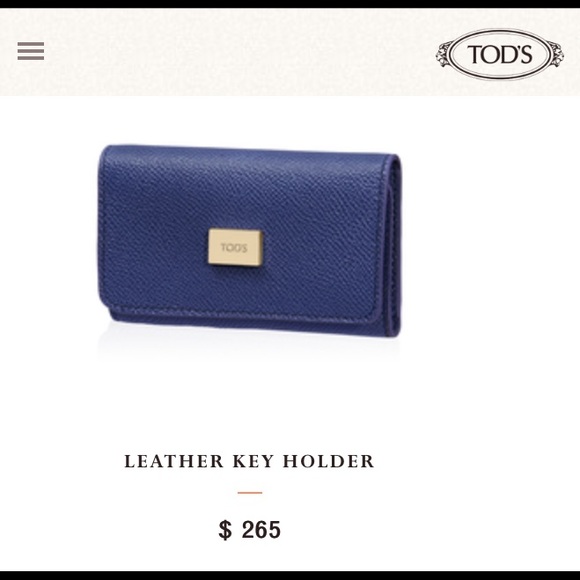 Pink Authentic Tod's Key Holder