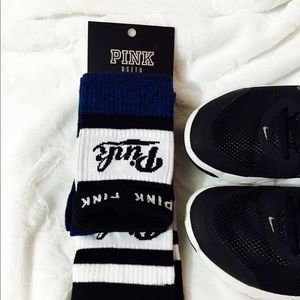 Weekend Sale VS Pink Knee High Socks •2 Pair•