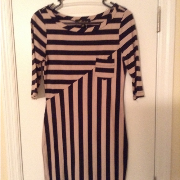 Stripped spandex midi - Picture 1 of 2