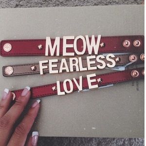 BCBG "MEOW" Affirmation Bracelet