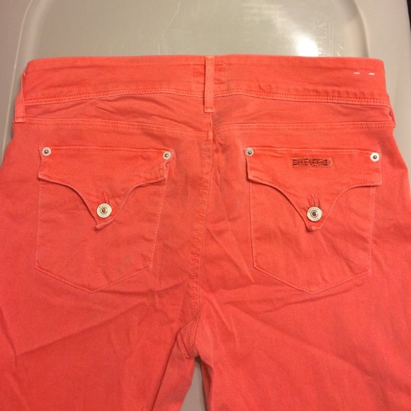 Coral colored Hudson pants