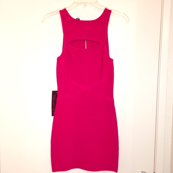 Bebe cutout bodycon dress