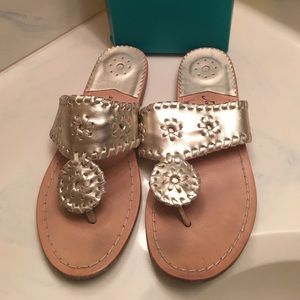 Jack Rogers - Platinum sandals