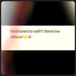 Open to all offers on everything!!!😊