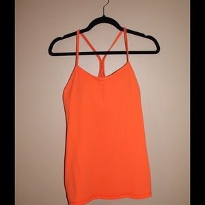 Lululemon Power Y Tank Orange