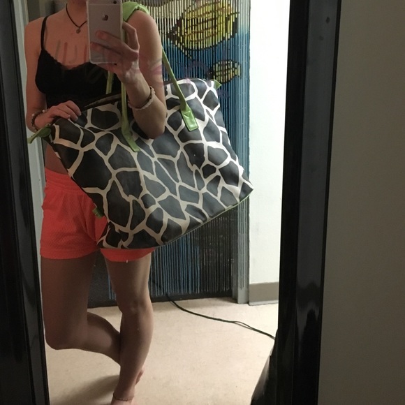 Giraffe print Getaway bag
