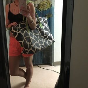 Giraffe print Getaway bag