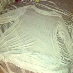 Chicos Flowy Grey Top