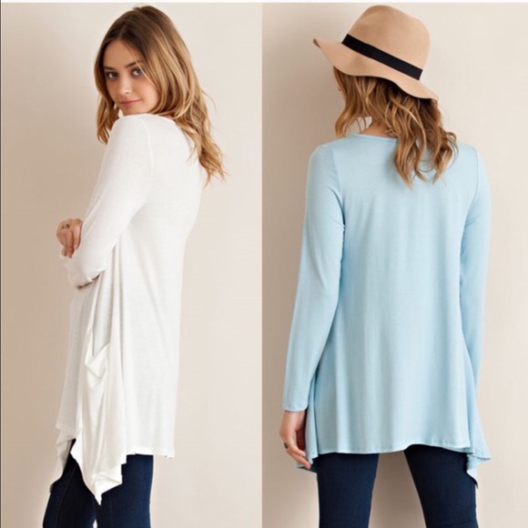 🆕SOMERLYN long sleeve tunic top w pockets - Picture 3 of 4