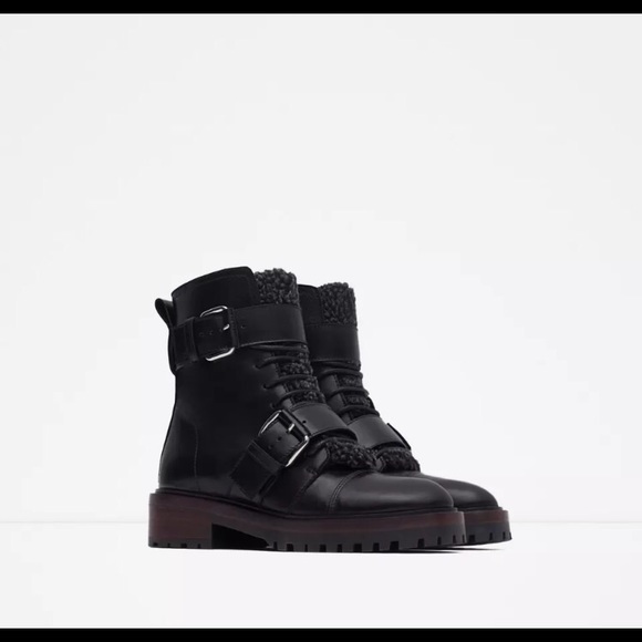 Zara Ankle Biker Boot