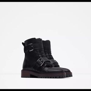 Zara Ankle Biker Boot