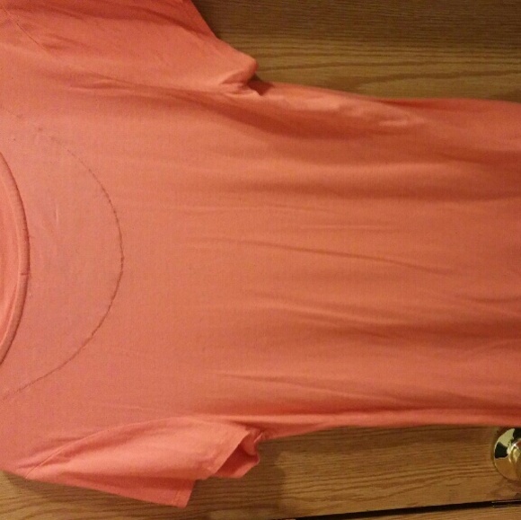 Coral/Peach thin shirt. - Picture 2 of 2