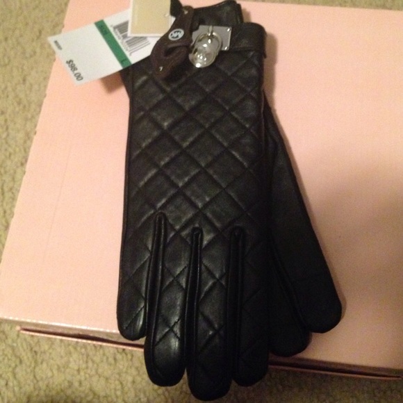 Michael Kors leather gloves