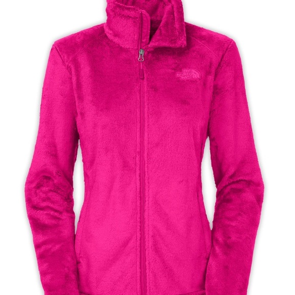 Pink fur North Face