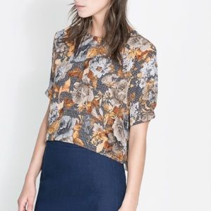 Zara floral top