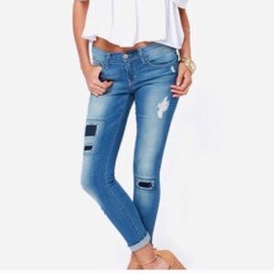 Flying monkey skinny jeans!