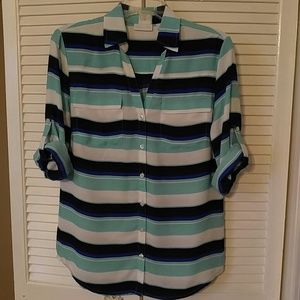 Classic Portofino Blouse sz Med NY&Co