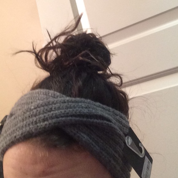 Sweater ear warmer headband