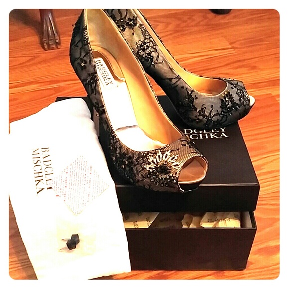 Sexy Badgley Mischka platform heels! Sz 8.5