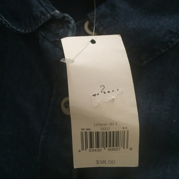 Nwt Banana Republic denim size 2 dress - Picture 3 of 4