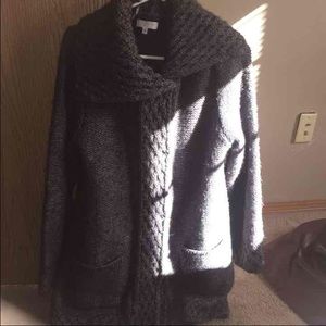 Grey cardigan