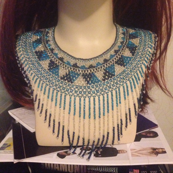 NWOT statement fringe necklace - Picture 2 of 3