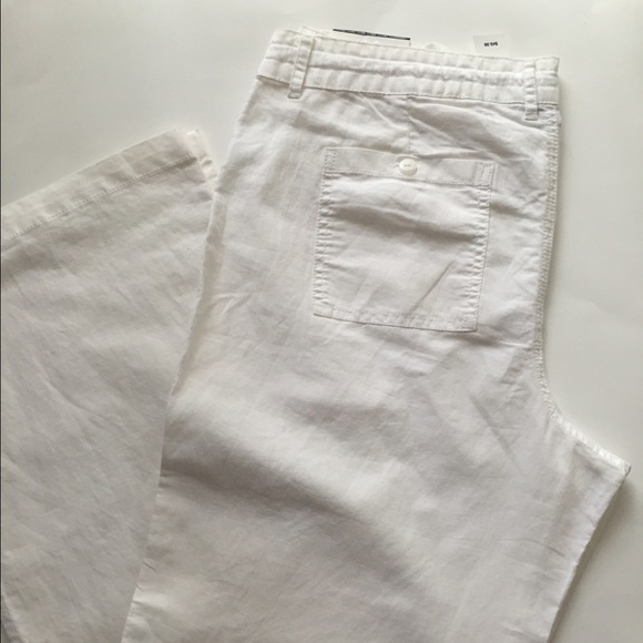 GAP White Linen Pants