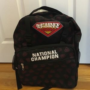 Spirit Sports national champion backpack