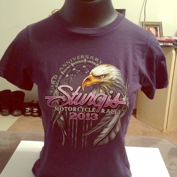 NWT!!! Beautiful print 2013 Sturgis Rally baby tee
