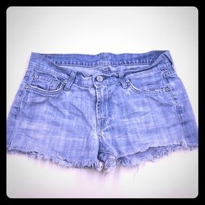 7 brand Jean cutoff shorts size 27